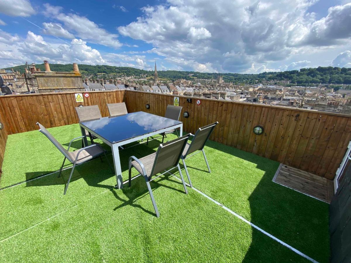 Bath Roof Terrace Apartment, City Centre, Sleeps Up To 8 エクステリア 写真